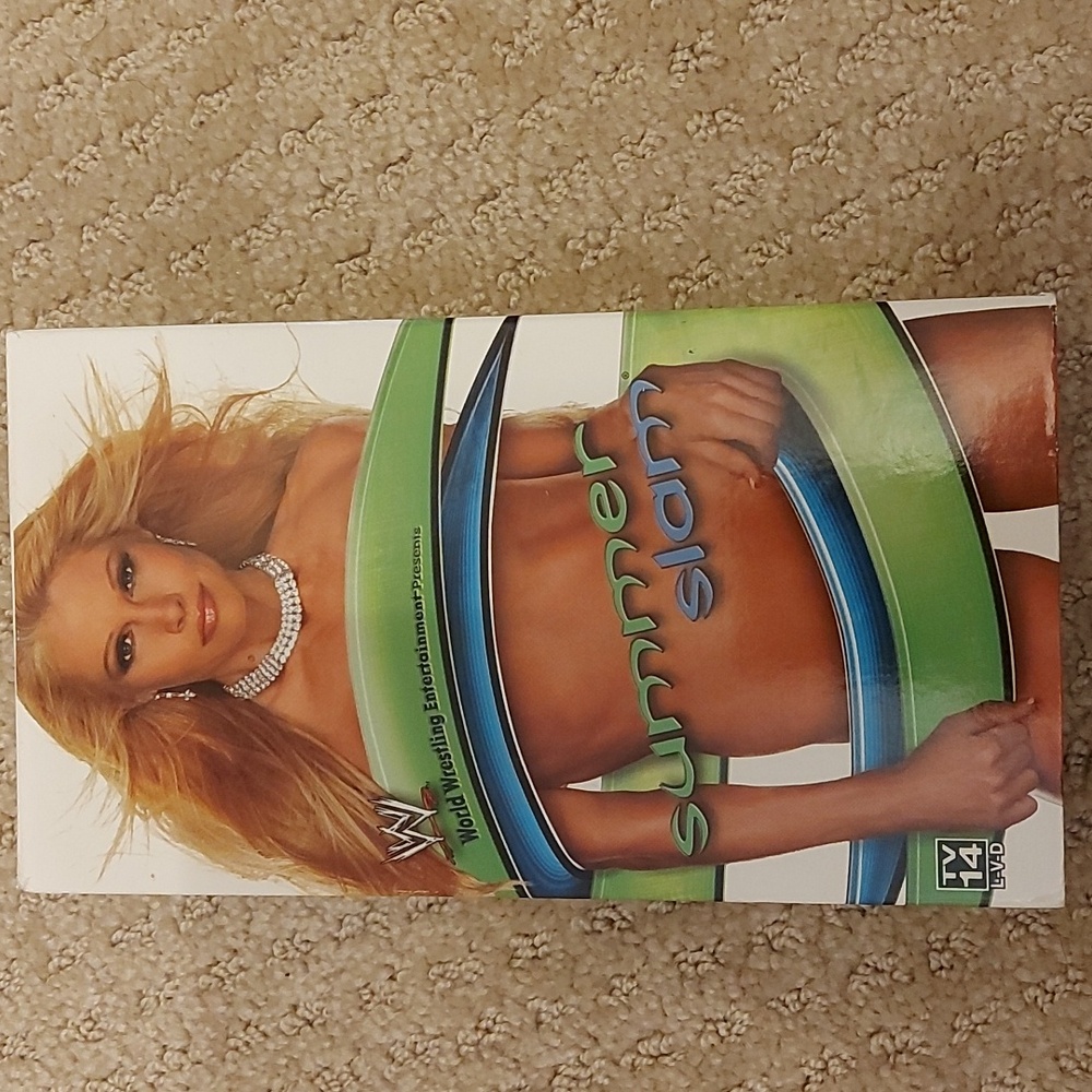WWE SummerSlam VHS cassette 2003